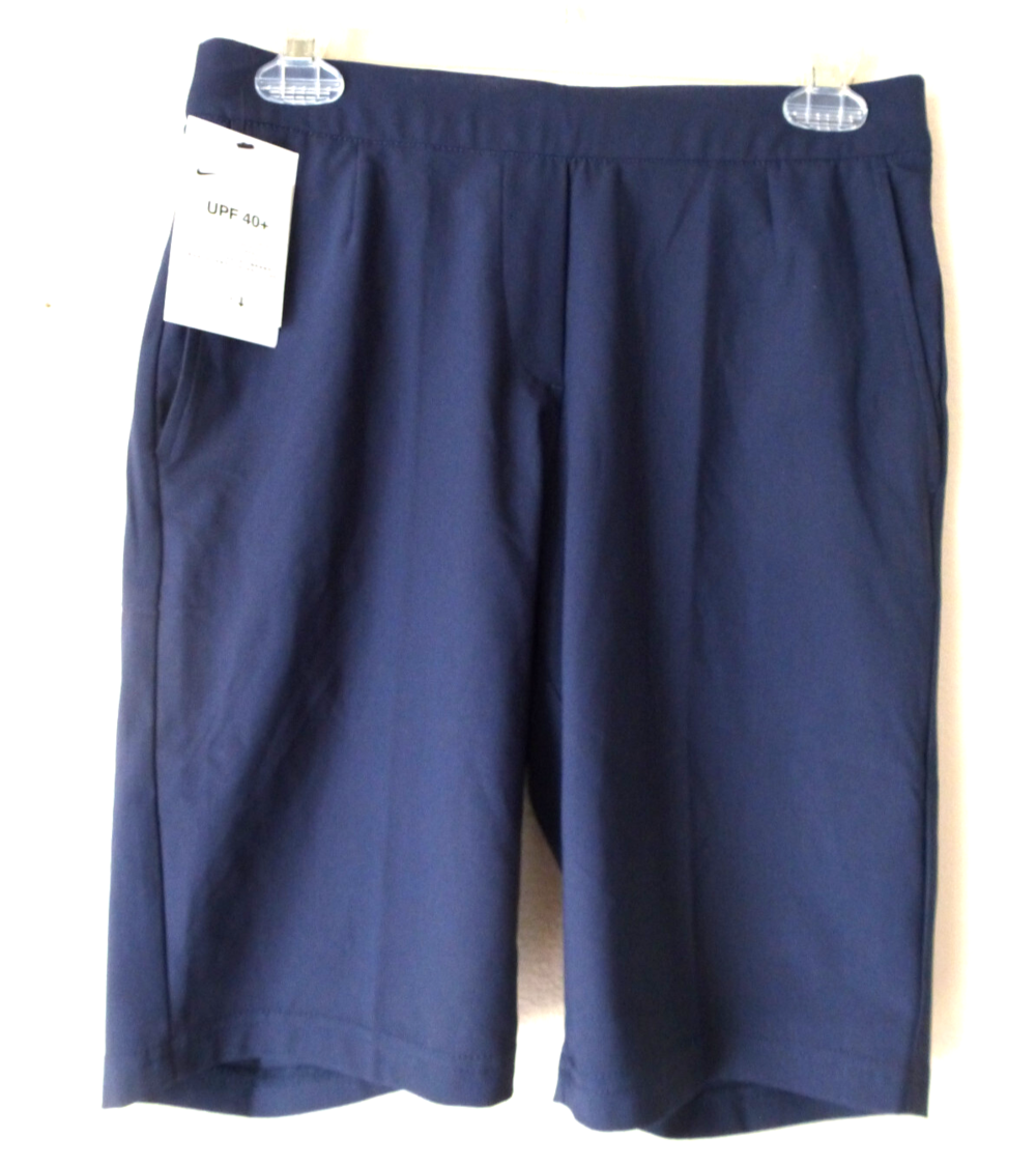 Nike Golf Shorts Women XS Flex UV Victory Bermuda Pull On Dri Fit Pockets UPF 40